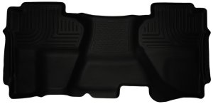 Chevrolet Silverado 1500 Floor Mats - Rear - Husky Liners - WeatherBeater - Black - `07-`13